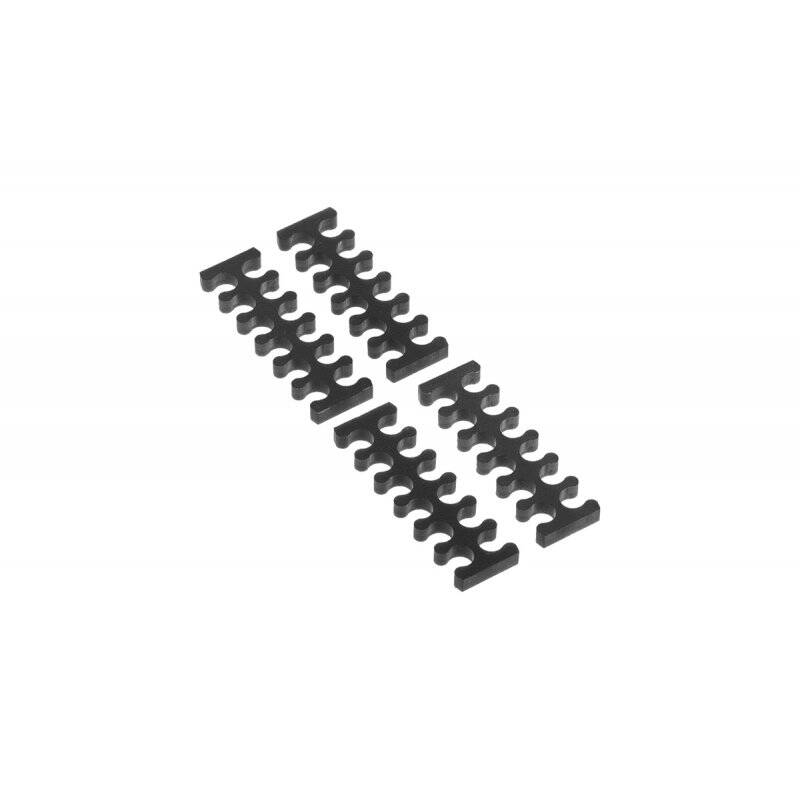 Alphacool Eiskamm X12 - 3mm black - 4 pcs