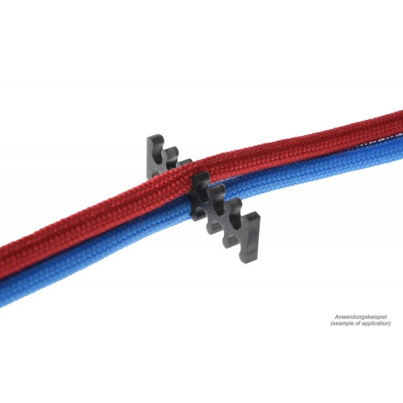 Alphacool Eiskamm X12 - 3mm black - 4 pcs