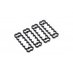 Alphacool Eiskamm Alu X14 - 4mm black - 4 pcs