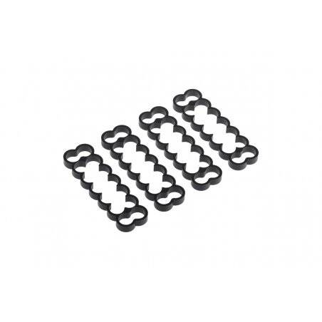 Alphacool Eiskamm Alu X14 - 4mm black - 4 pcs