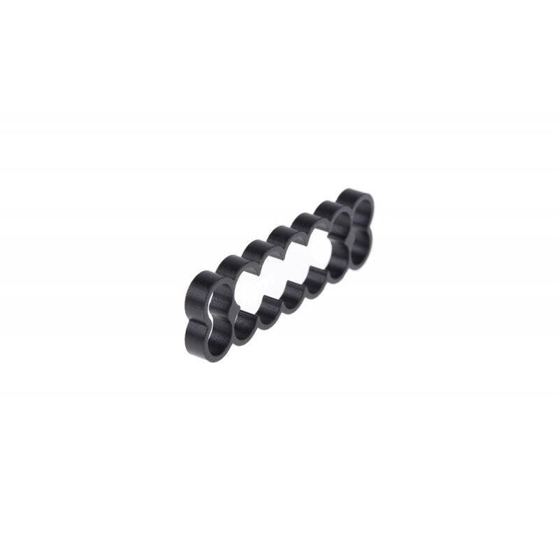 Alphacool Eiskamm Alu X14 - 4mm black - 4 pcs