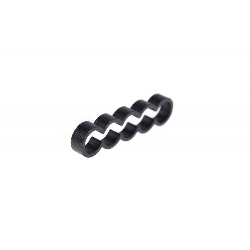 Alphacool Eiskamm Alu X4 Flat - 4mm black - 4 pcs