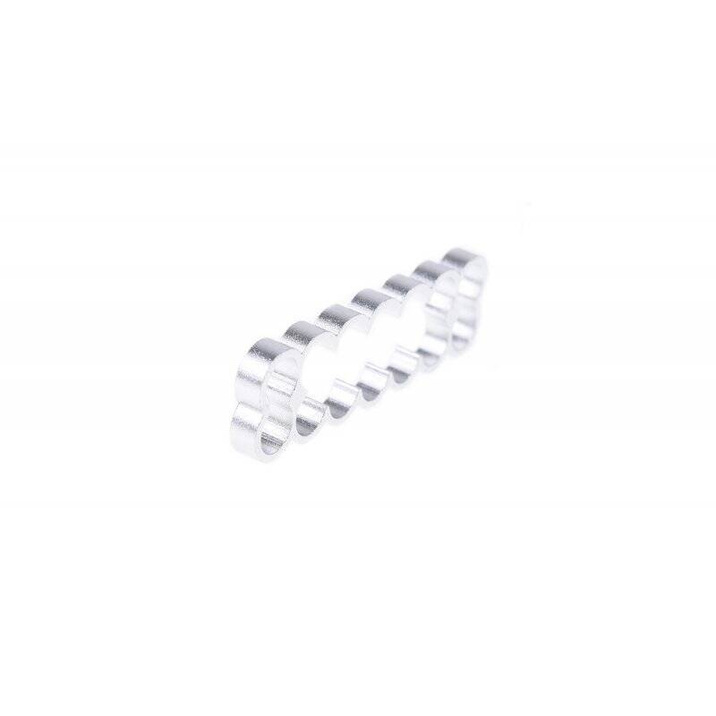 Alphacool Eiskamm Alu X14 - 4mm silver - 4 pcs