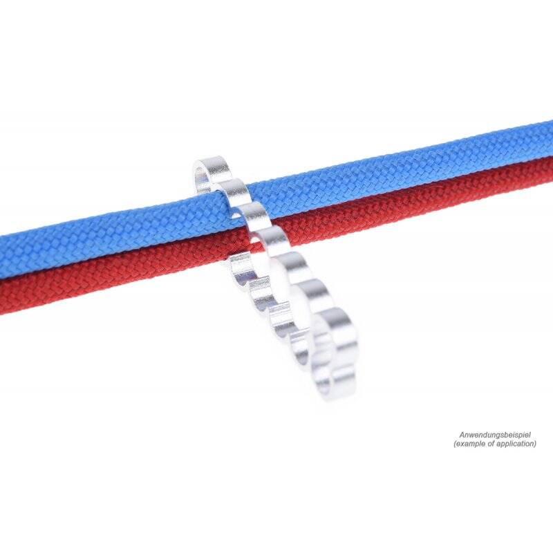 Alphacool Eiskamm Alu X14 - 4mm silver - 4 pcs