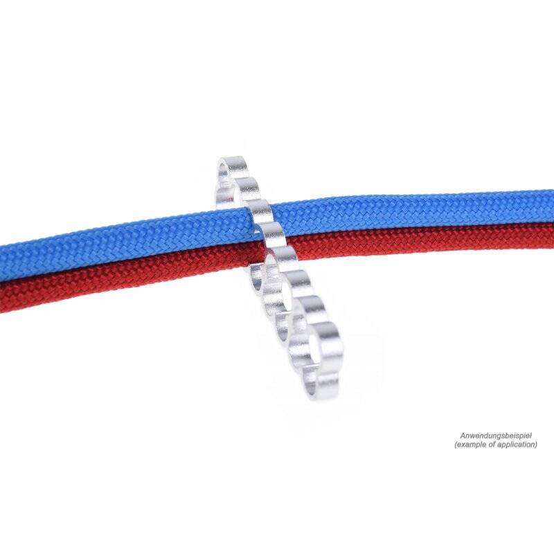 Alphacool Eiskamm Alu X16 - 4mm silver - 4 pcs