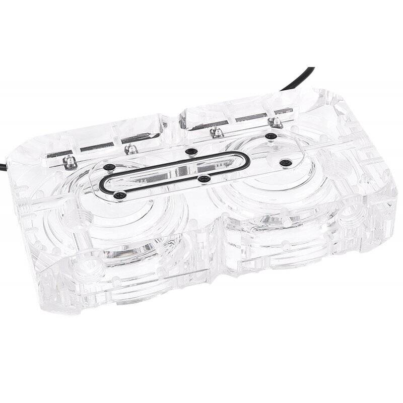 Alphacool Eisdecke D5 dual Acryl top