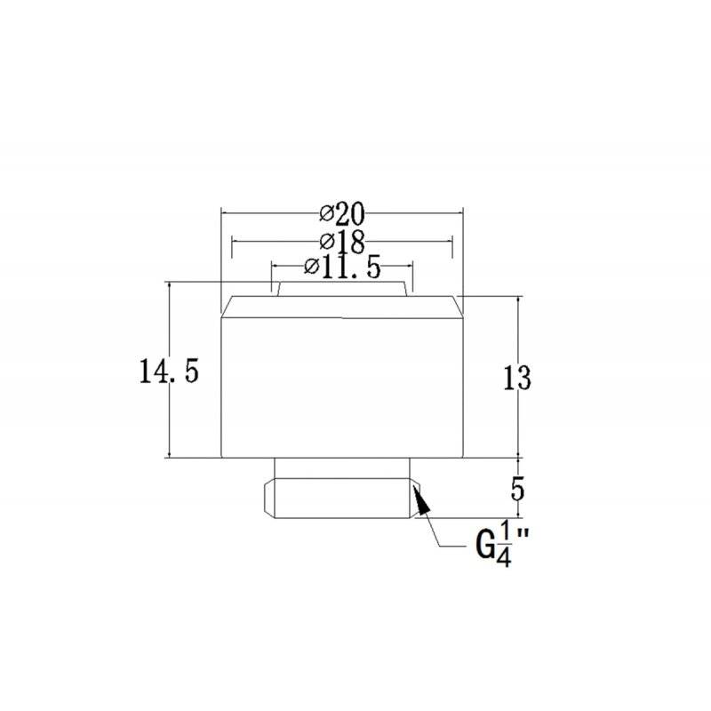 Bykski compatible B-FT3-TN-V2-WH 13/10mm wh | 1017540