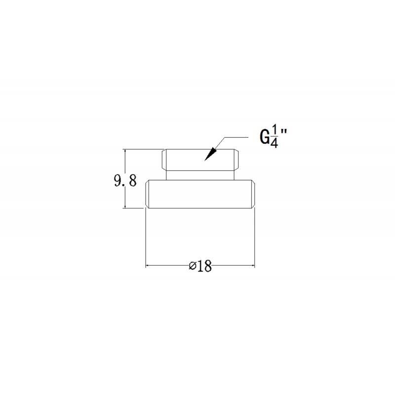 Bykski B-PD5-S stop plug - silver