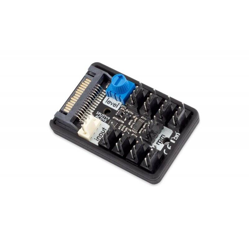 Aquacomputer SPLITTY9 ACTIVE - active splitter for up to 9 PWM fans