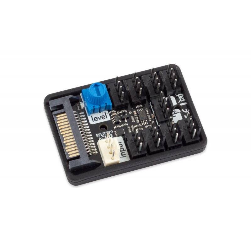 Aquacomputer SPLITTY9 ACTIVE - active splitter for up to 9 PWM fans