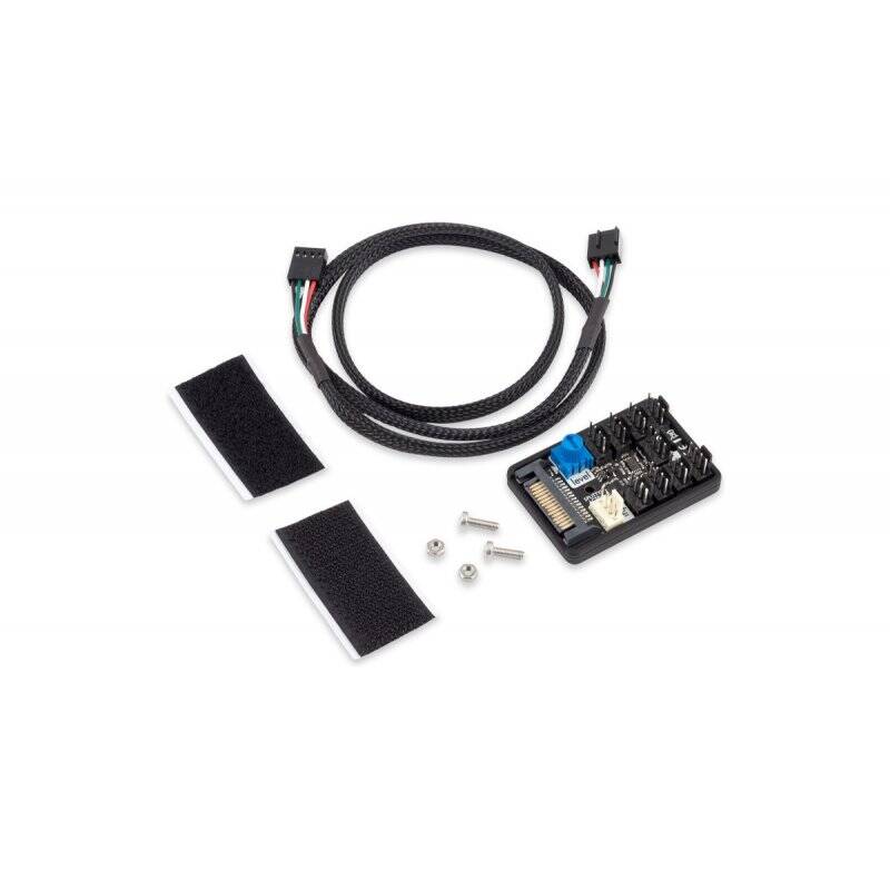 Aquacomputer SPLITTY9 ACTIVE - active splitter for up to 9 PWM fans