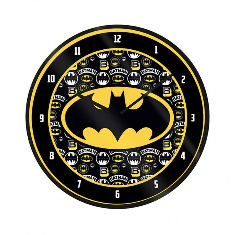 BATMAN - Logo - Horloge en plastique diamètre 25cm