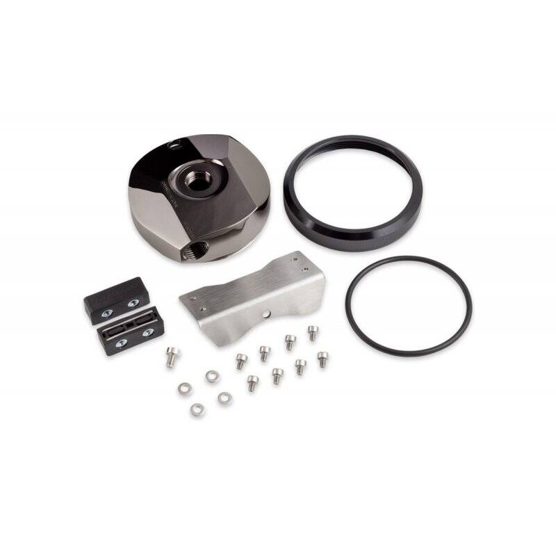 Aquacomputer ULTITOP D5 MIRROR BLACK pump adapter for D5 pumps, G1 / 4