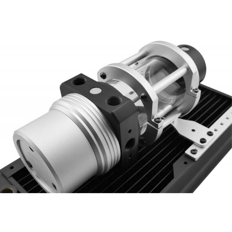 Singularity Computers Protium Reservoir 150mm - Acetal, black / silver