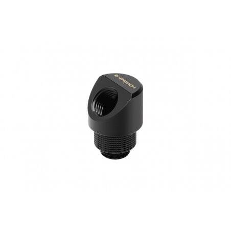 BarrowCH G1/4 Male Rotary to Smooth 45 Degree Female Angle - Black