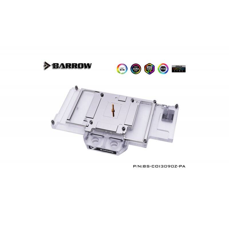 Barrow LRC2.0 full coverage GPU Water Block for Colorful BATTLEAX 3090 Aurora