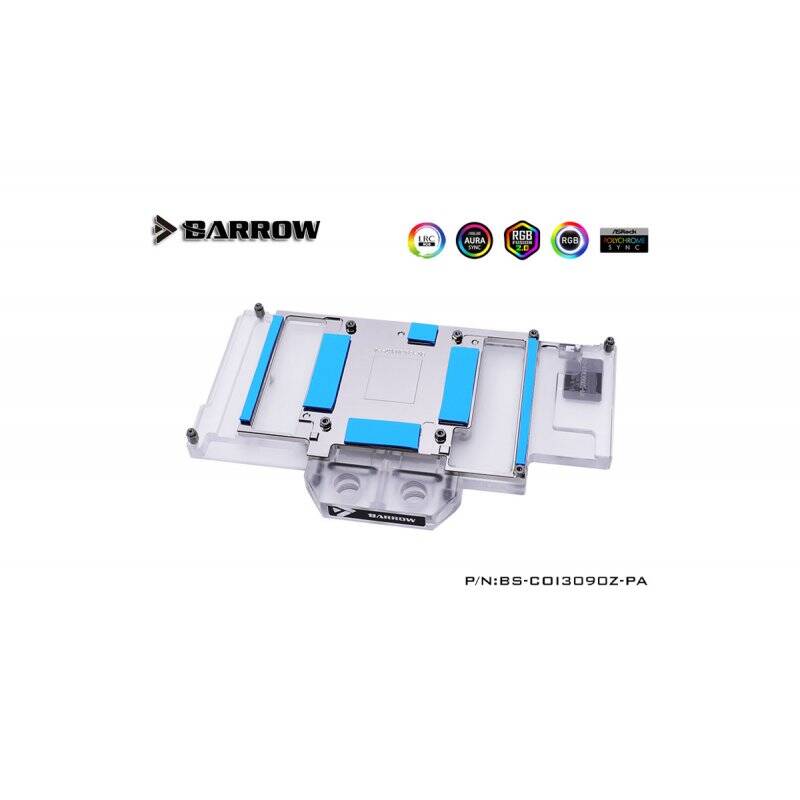 Barrow LRC2.0 full coverage GPU Water Block for Colorful BATTLEAX 3090 Aurora