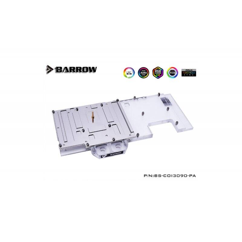 Barrow LRC2.0 full coverage GPU Water Block for Colorful Vulcan 3090 Aurora