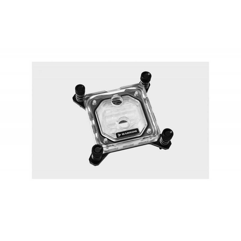 INTEL platform  special jetting type micro waterway CPU water block  transparent Acrylic version Aura