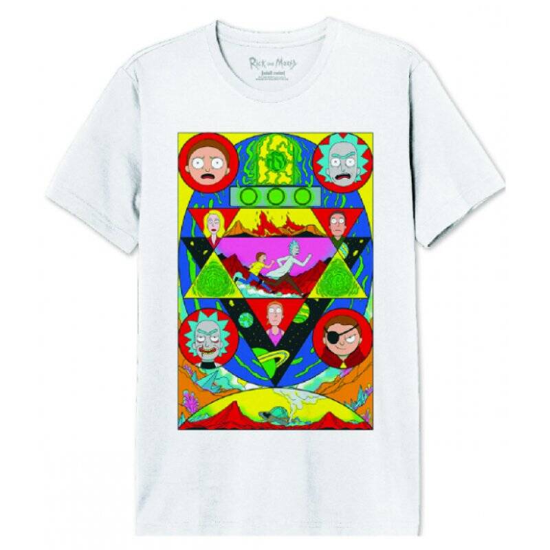 RICK ET MORTY - Rick & Morty Land - T-Shirt Homme (XXL)