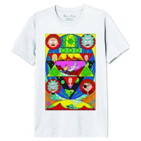 RICK ET MORTY - Rick & Morty Land - T-Shirt Homme (XXL)