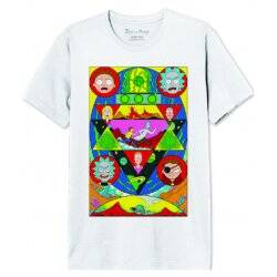 RICK ET MORTY - Rick & Morty Land - T-Shirt Homme (S)