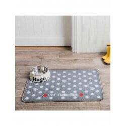 PET REBELLION - Absorbent Food Mat - Paw Dots - 40x60cm - (869134133548)