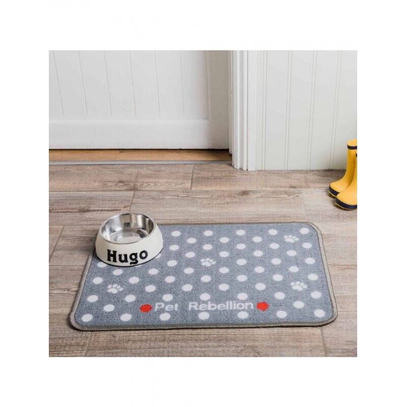 PET REBELLION - Absorbent Food Mat - Paw Dots - 40x60cm - (869134133548)