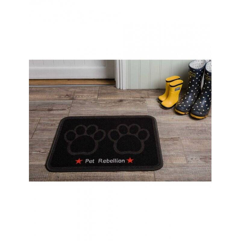 PET REBELLION - Absorbent Food Mat - Black - 40x60cm - (869134128450)