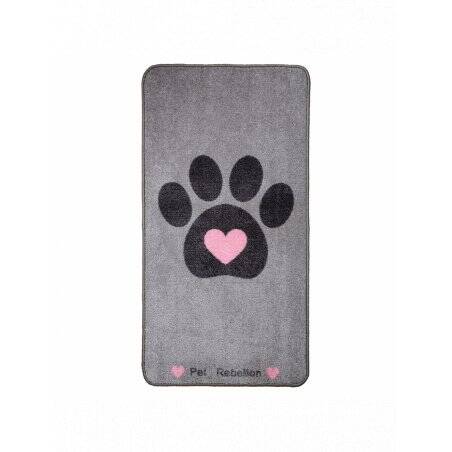 PET REBELLION - Barrier Rug  - Paw Heart - 57x110cm - (622300256198)