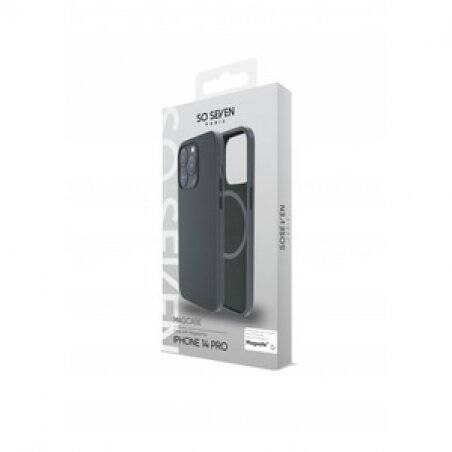 MAG COQUE TOUCHER CUIR NOIR IPHONE 14 PRO