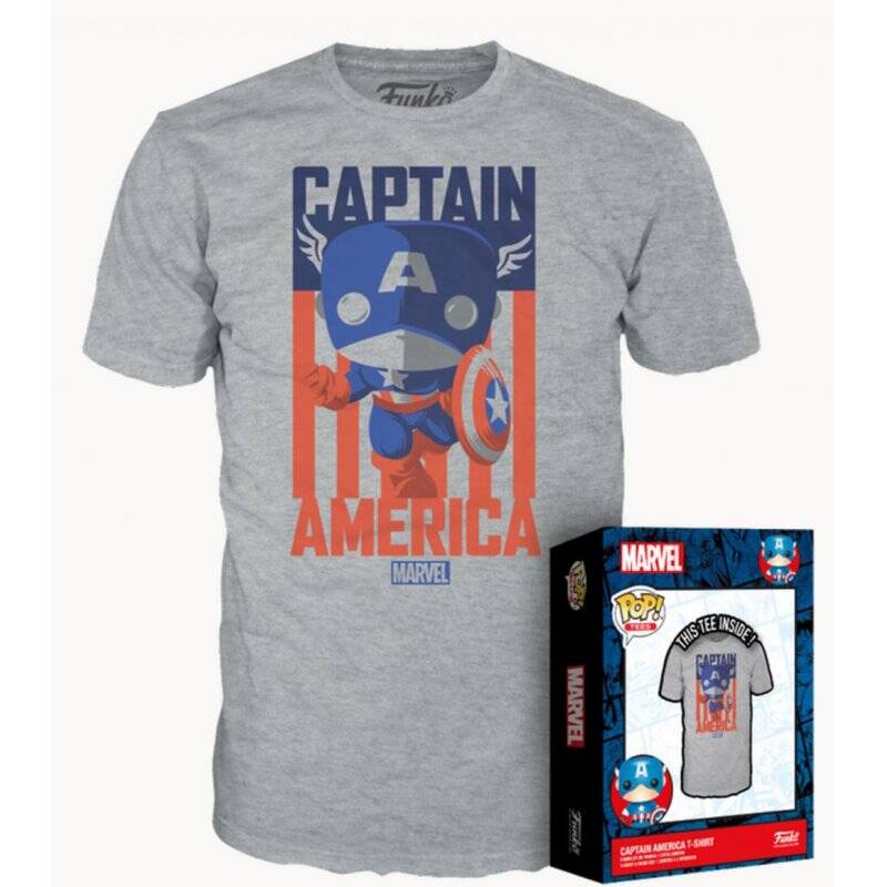 MARVEL - Captain America - T-Shirt POP (XL)