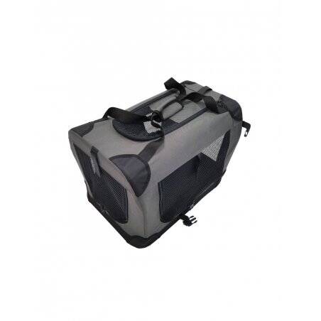 LS Petproducts - Soft Dog Crate - L - Grey - (700024101236)