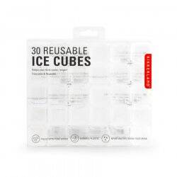 Clear Reusable Ice Cubes S/30