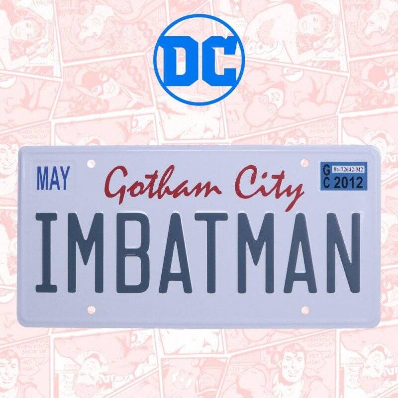 BATMAN - IM Batman - Plaque Métal