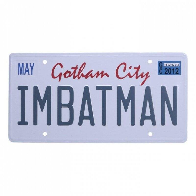 BATMAN - IM Batman - Plaque Métal