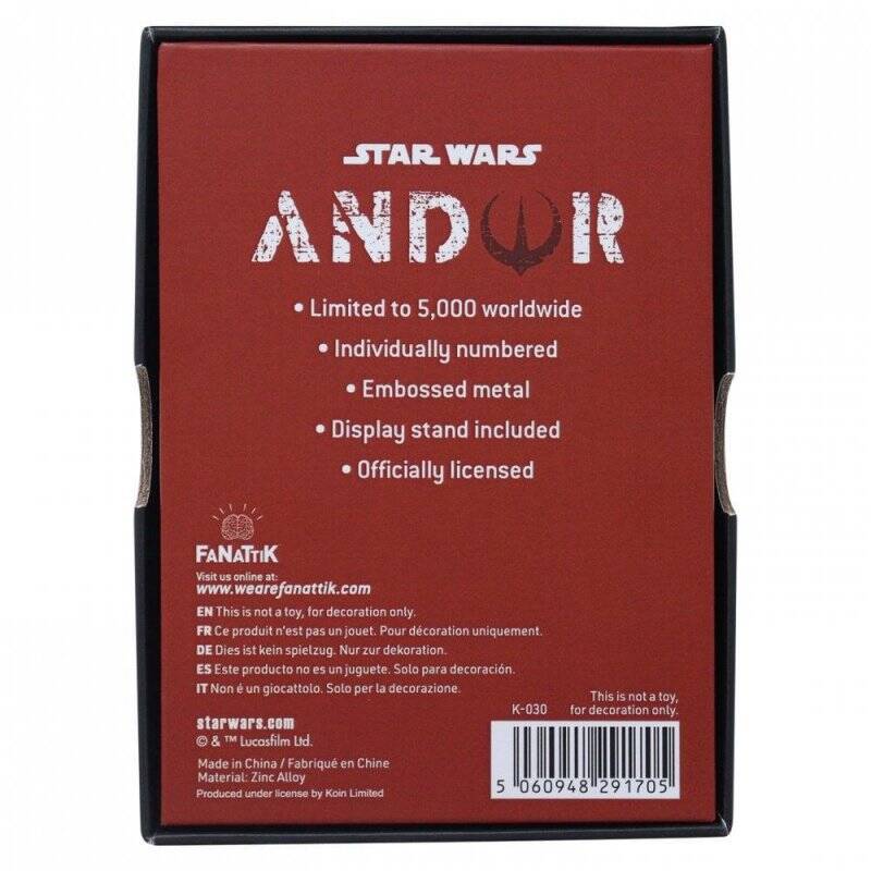 STAR WARS - Andor - Lingot Edition Limitée