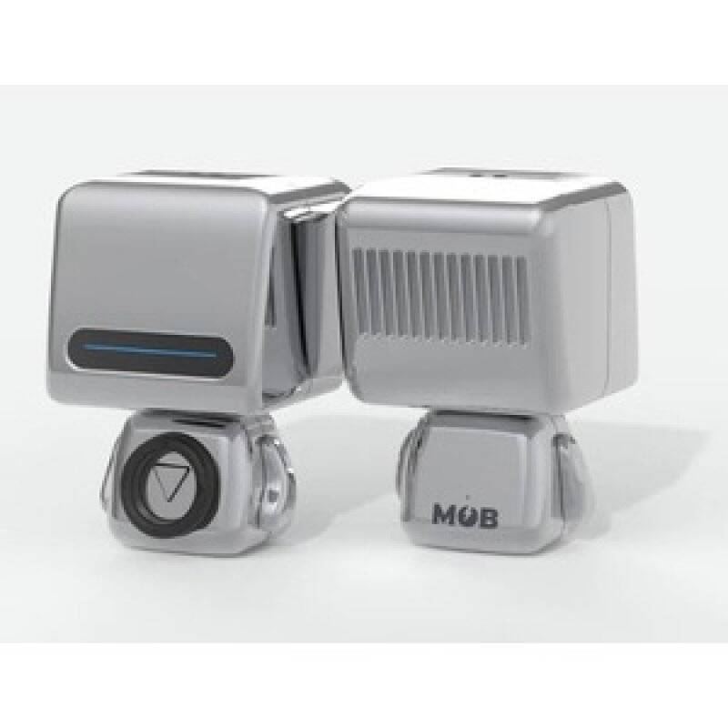 ENCEINTE BLUETOOTH ROBOT ARGENT