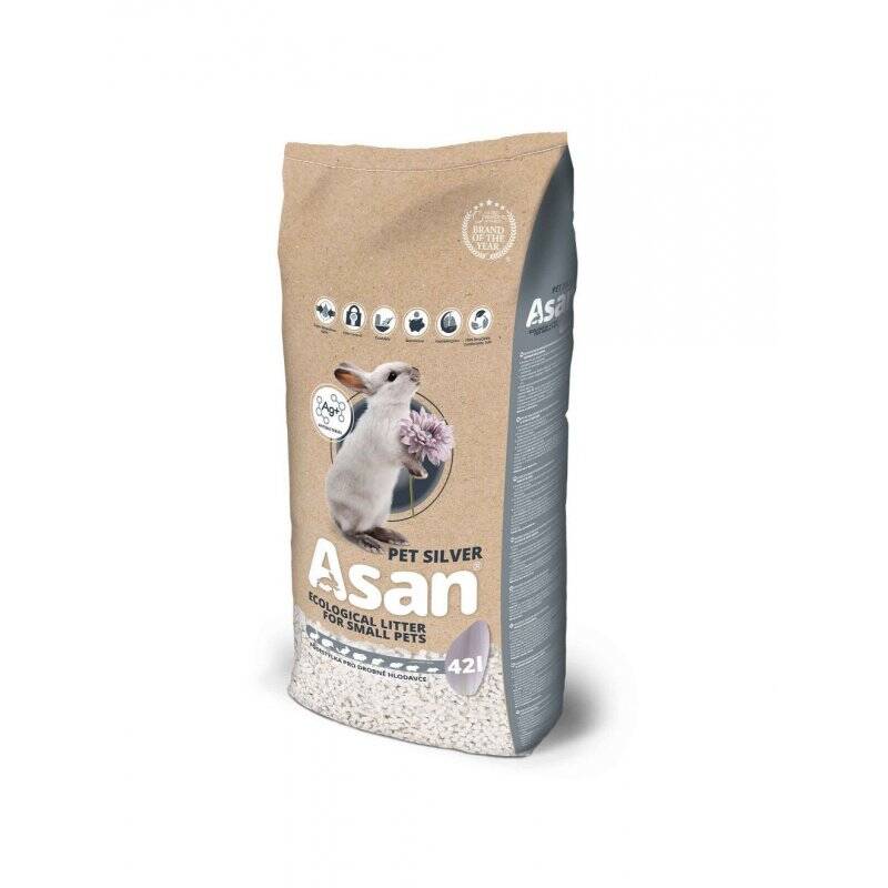 Asan - Pet Silver Bedding 42l 8kg - (859407307015)