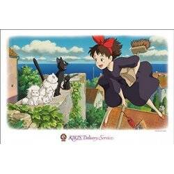 KIKI LA PETITE SORCIERE - Kiki et les chats - Puzzle 1000P