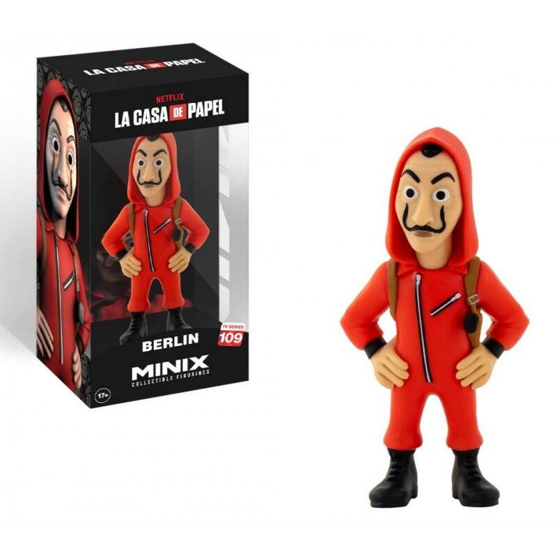 LA CASA DE PAPEL - Berlin avec Masque - Figurine Minix 12cm