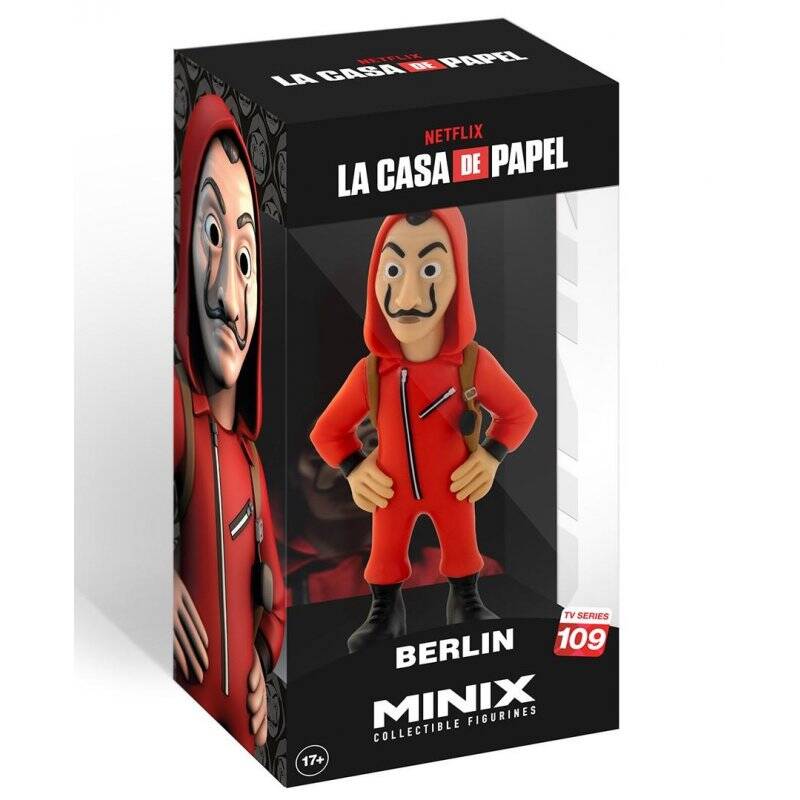 LA CASA DE PAPEL - Berlin avec Masque - Figurine Minix 12cm