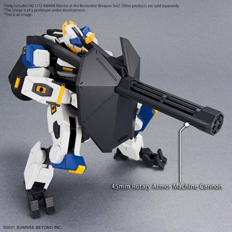 AMAIM -HG 1/72 AMAIM Warrior at the borderline Weapon Set 2 -Model Kit