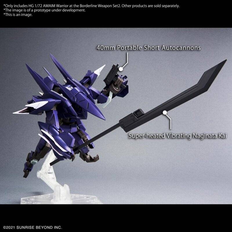 AMAIM -HG 1/72 AMAIM Warrior at the borderline Weapon Set 2 -Model Kit
