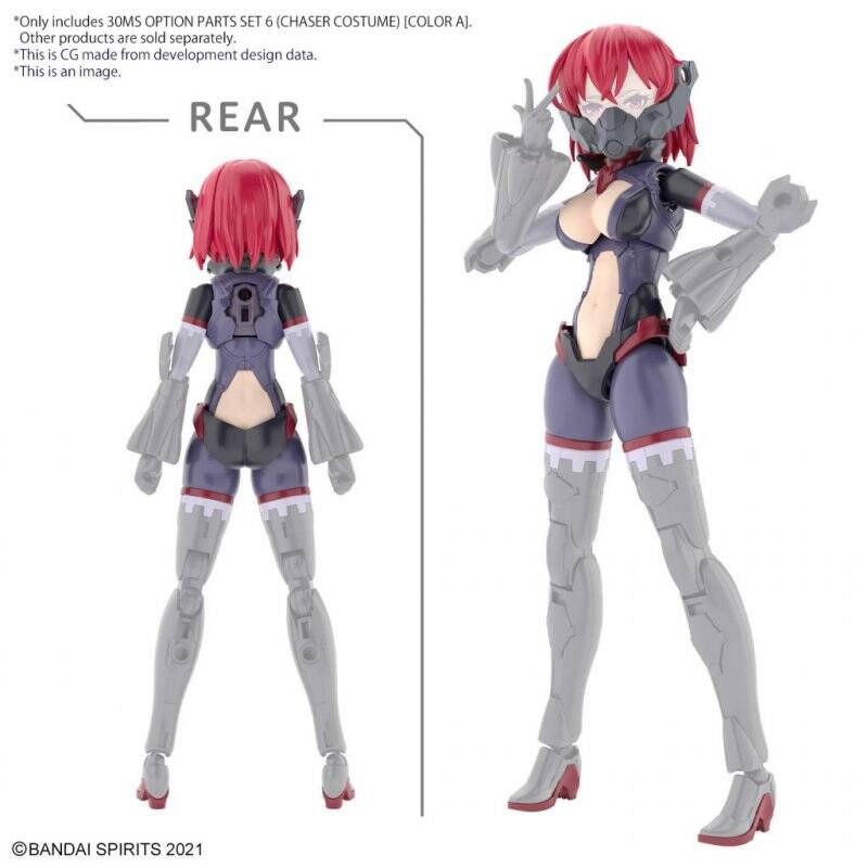 30MS - Option Parts Set 6 (Chaser Costume) "Color A" - Model Kit