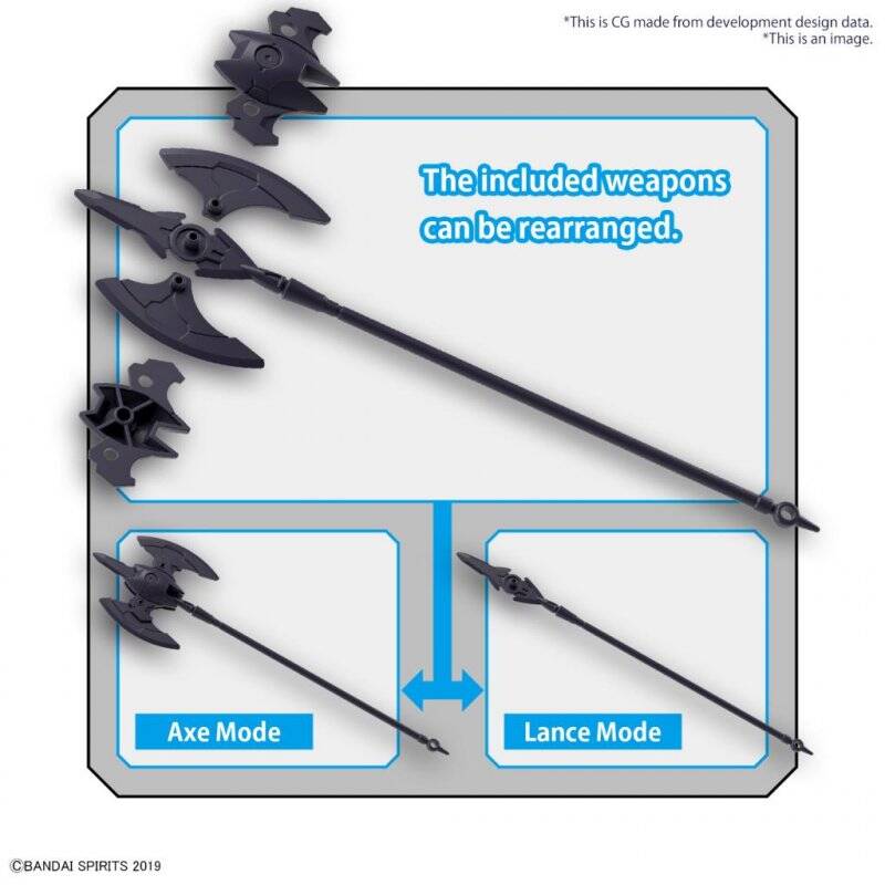 30MM - 1/144 EXM-E7r Spinatia (Reaper Type) - Model Kit
