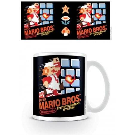 NINTENDO - Mug - 300 ml - Super Mario NES Cover