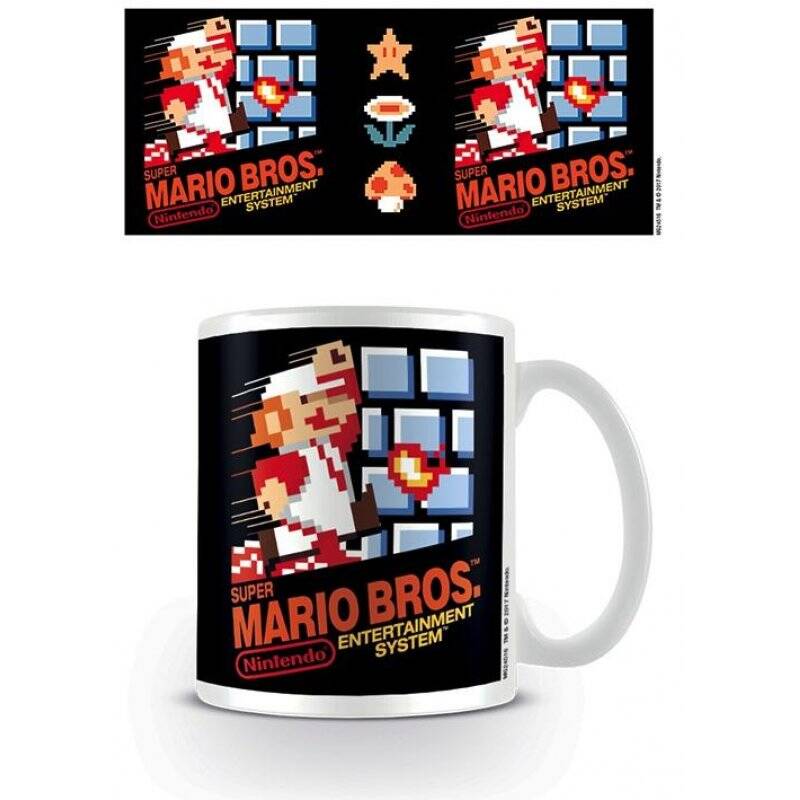 NINTENDO - Mug - 300 ml - Super Mario NES Cover
