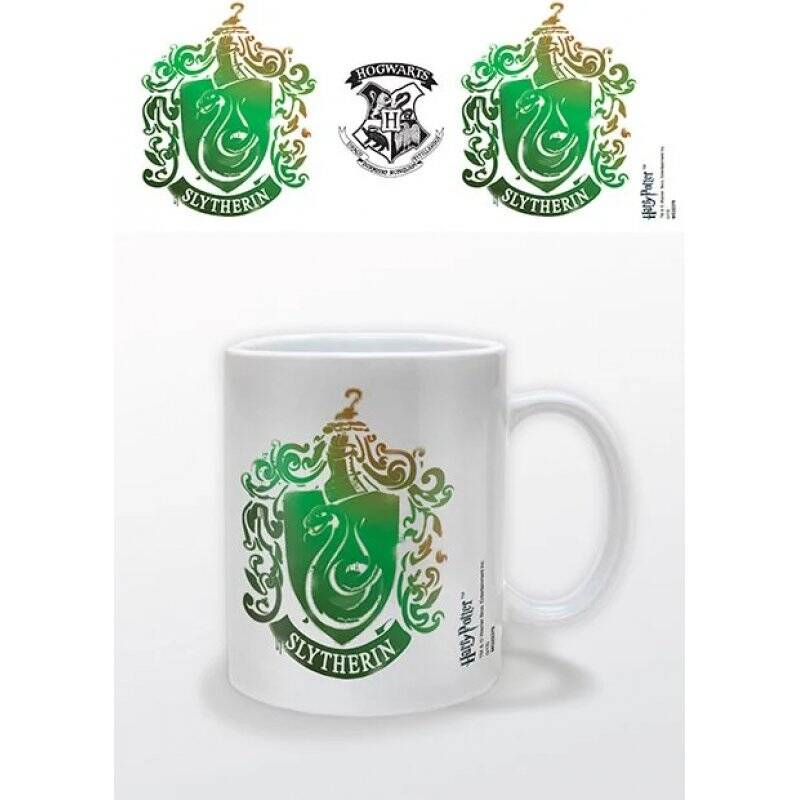 HARRY POTTER - Mug - 300 ml - Slytherin Stencil