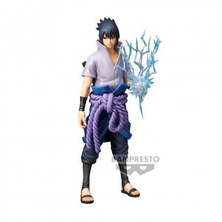 NARUTO SHIPPUDEN - Uchiha Sasuke - Figurine Grandista Nero 28cm